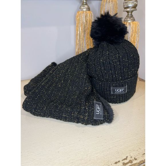 UGG 3pc set - Black sparkle - Picture 2 of 4